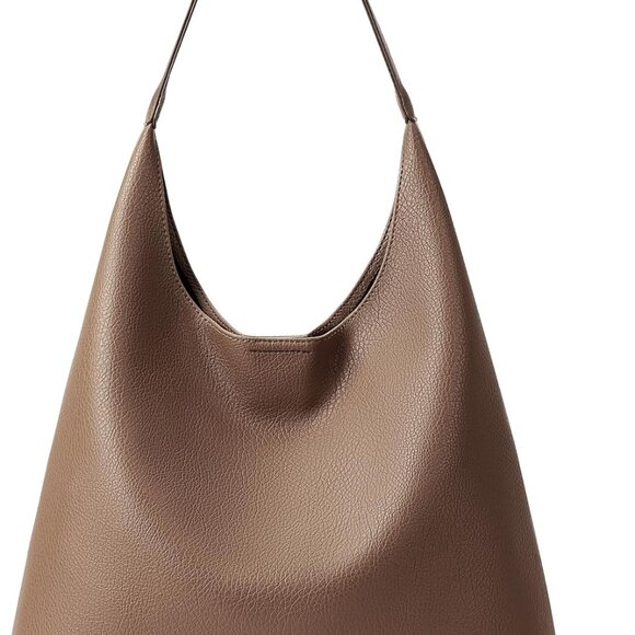 Jewelry - Slouchy Hobo Bag Vegan Leather Suede Tote Bag Women Weekender Shoulder for Casua
